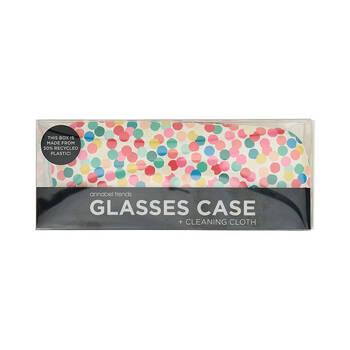 Annabel Trends Glasses Case/Cloth Combo 15cx6cm - Confetti