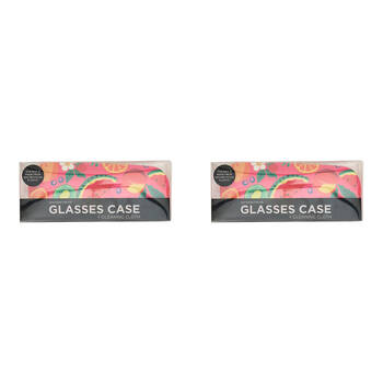 2PK Annabel Trends Glasses Case/Cloth Combo 15cx6cm - Tropicana