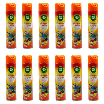 12PK Airwick Air Freshner Odour Eliminator 237G - Frangipani & Mango