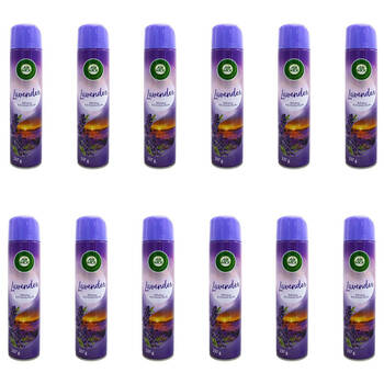 12PK Air Wick Air Freshener Spray Home Fragrance 237g - Lavender