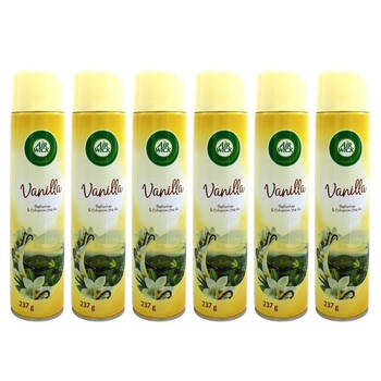 6PK Air Wick Vanilla Freshner Spray Fragrance 237g Home Room Freshener