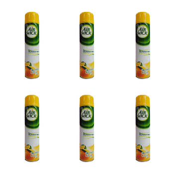 6PK Airwick Air Freshener Odour Eliminator  237G - Sparkling Citrus