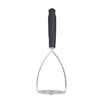 MasterCraft Soft Grip Stainless Steel Potato Masher Comfortable Kitchen Ut