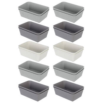20PK Boxsweden 17x11cm Kaia Storage Trays - Assorted