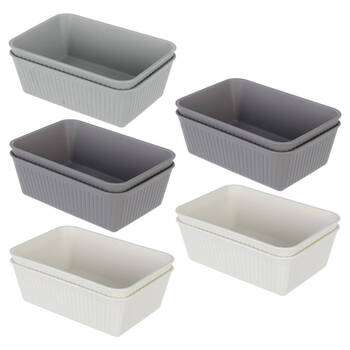 10PK Boxsweden 17x11cm Kaia Storage Trays - Assorted
