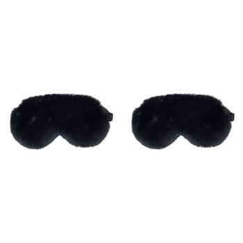 2PK Annabel Trends Sleeping Eye Mask Cosy Luxe - Black