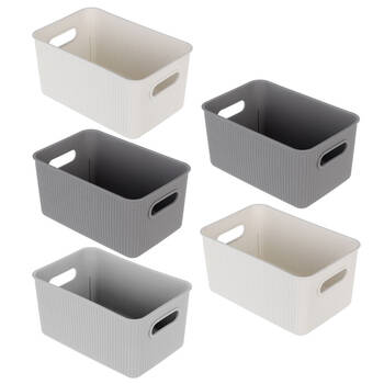5PK Boxsweden 27.5x17.5cm Kaia Storage Basket - Assorted