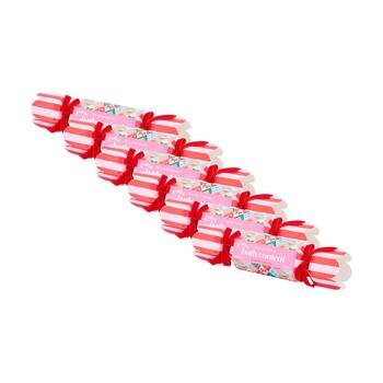 6PK Annabel Trends Starwberry Vanilla Scented Bath Confetti Bon Bon 50g Festive