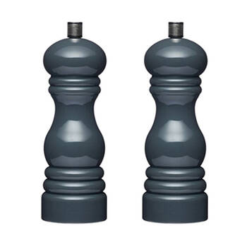 2PK Mastercraft 17cm Classic Capstan Salt & Pepper Mill - Grey