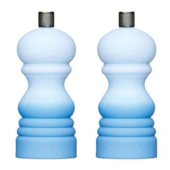 2PK Mastercraft 12cm Ombre Capstan Salt/Pepper Mill - Blue
