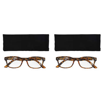 2PK Annabel Trends iSee Reader Optical Eyewear Blue Light +0 - Tortoiseshell