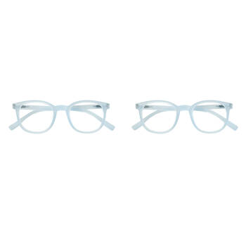 2PK Annabel Trends iSee Reader Eyewear Glasses 14x3cm Kirra +1 - Ice Blue