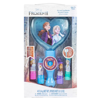 Frozen 2 Kids/Childrens Lip Balm Set w/Mirror 5+