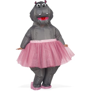 Rubies Hippo Inflatable Adults Unisex Dress Up Costume - Size Std