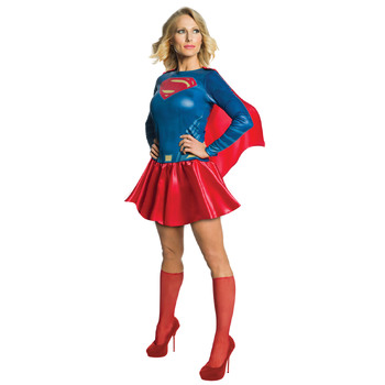 Dc Comics Supergirl Womens Dress Up Costume - Size L
