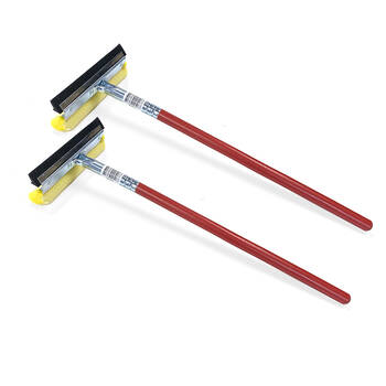 2x Window Squeegee w/ Wood Handle
