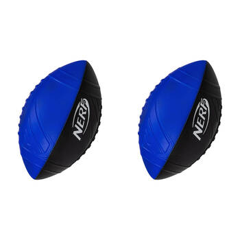 2PK NERF Sports Pro Grip Football Foam Football - Blue 3y+