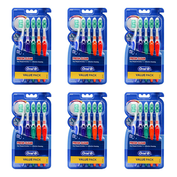 30pc Oral B Fresh & Clean Toothbrushes Value Pack Medium