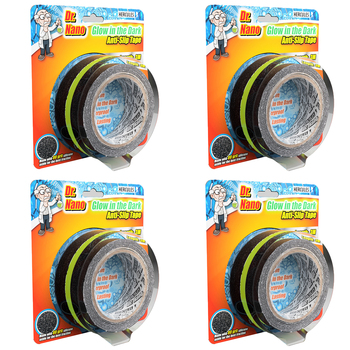 4PK Hercules Dr. Nano Glow In The Dark Anti Slip Tape 50mm x 3m