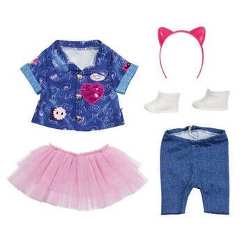 Baby Born Deluxe Jeans and Dress Set for 43cm Dolls