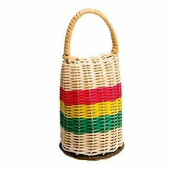 Meinl Percussion Caxixi Large Woven By Hand w/ Handle Coconut Bottom Instrument
