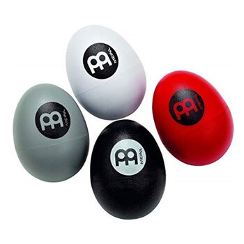 4pc Meinl Percussion Egg Shakers HC Smooth/Crystal Clear Assorted