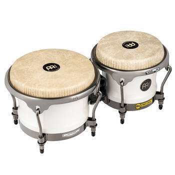 Meinl Roberto Serrano Signature Bongos 7 & 8 1/2 Inch - Pure White