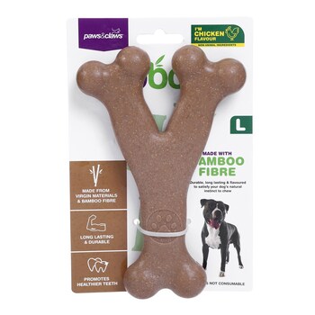 Paws & Claws BooBone Large Wishbone Chew Toy - Assorted Flavour