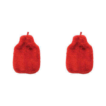 2PK Annabel Trends Cosy Luxe Hot Water Bottle Cover 37x23cm - Cherry