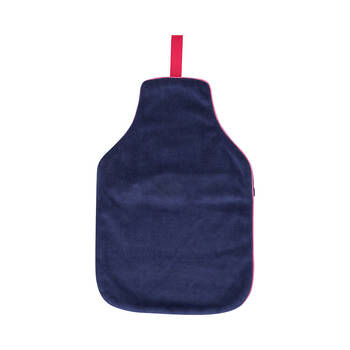 Annabel Trends Cosy Luxe Velvet Hot Water Bottle Cover 37cm Sapphire Blue