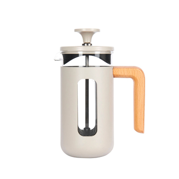 La Cafetiere Pisa 3-Cup 350ml Stainless Steel/Glass French Press - Latte