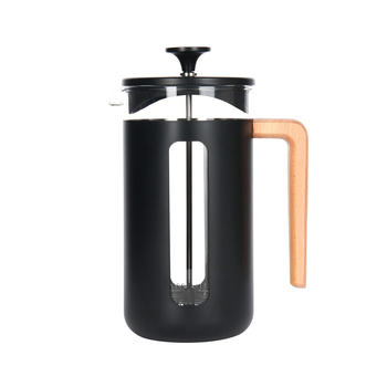 La Cafetiere Pisa 8-Cup 1L Stainless Steel/Glass Coffee French Press - Black