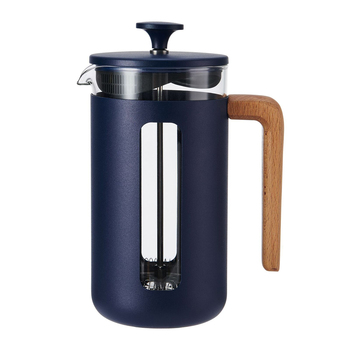 La Cafetiere Pisa 8-Cup 1L Stainless Steel/Glass Coffee French Press - Navy