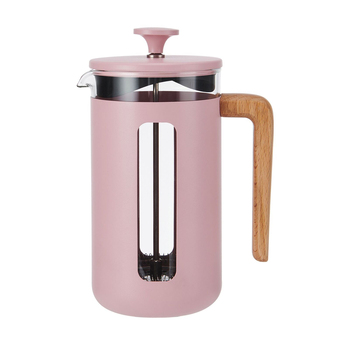 La Cafetiere Pisa 8-Cup 1L Stainless Steel/Glass Coffee French Press - Pink