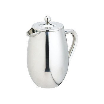 La Cafetiere 3-Cup 350ml Double Wall Stainless Steel French Press - Silver