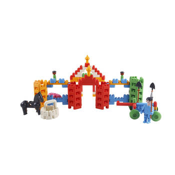350pc Poly M Castle Block Set Storytelling Building Toy Kids/Children - 3y+