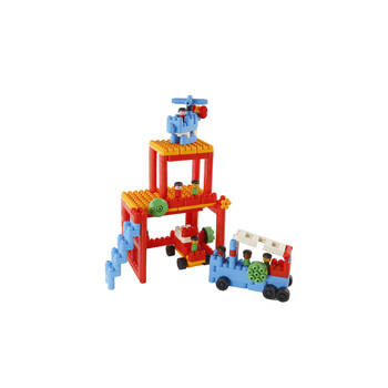 239pc Poly M Fire Station Block Role Play STEM Building Toy Kids/Children - 3y+