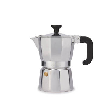 La Cafetiere Venice 3-Cup 150ml Espresso Maker Aluminum Coffee Pot - Silver