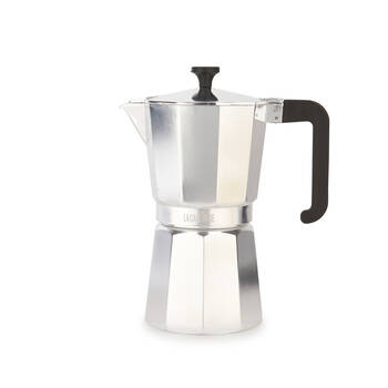 La Cafetiere Venice 9-Cup 470ml Espresso Maker Aluminum Coffee Pot - Silver