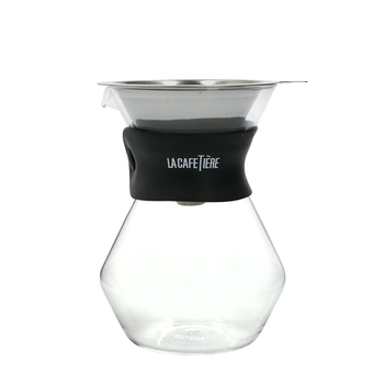 La Cafetiere 15cm/400ml 3-Cup Glass Coffee Dripper & Carafe Set