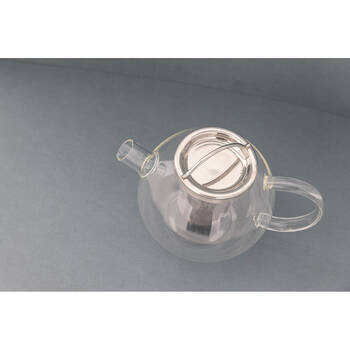 La Cafetiere 22cm Darjeeling Borosilicate Glass 4-Cup Teapot w/ Infuser