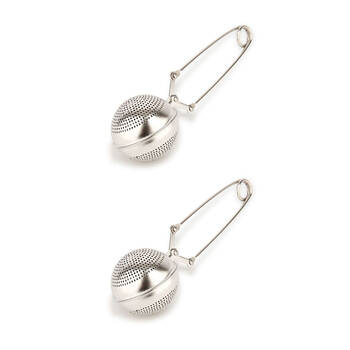 2x La Cafetiere 16cm Single Cup Stainless Steel Tea Infuser - Silver