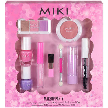 Miki Makeup Party Set With Nail Polish Eyeshadow Lip Gloss - Pink - 5y+