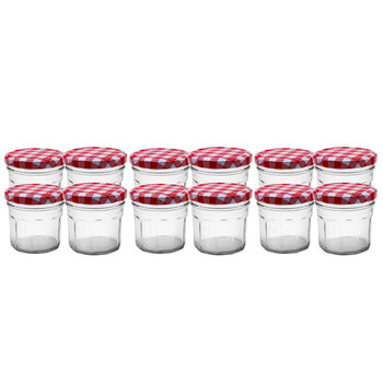 3PK 4PK Lemon & Lime 100ml/6.5cm Toscana Glass Conserve Jars w/ Lid - Clear