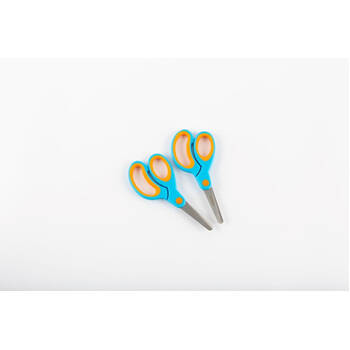 12pc Tacco Soft Grip Left Handed Scissors Art & Craft Kids/Children - 3y+