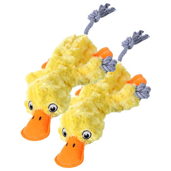 2PK Paws And Claws Animal Kingdom Plush Rope Duck 43X28X28Cm 