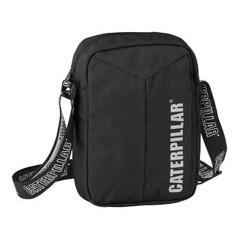 Caterpillar Men's City Adventure Shoulder Bag Adjustable Strap 20.5x15cm Black