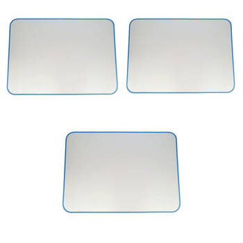 3PK Tacco Double-Sided A4 Magnetic Whiteboard Kids/Children - 3y+