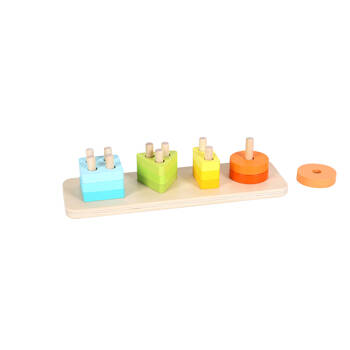 Educare Sorting & Stacking Blocks Learning Tool Kids/Children - 3y+