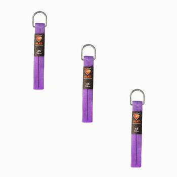 3PK SofSole Athletic Oval Sport Shoe 45" Laces - Purple